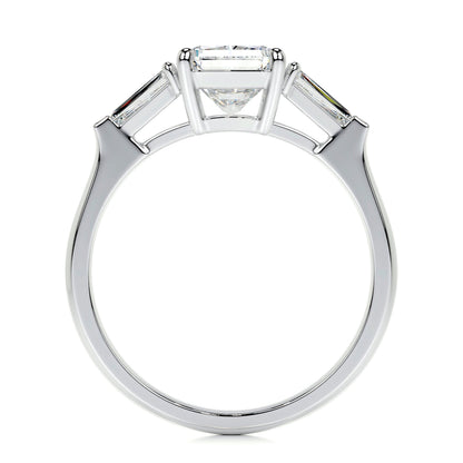 1.50 CT Radiant Three Stones CVD G/VS2 Diamond Engagement Ring 5