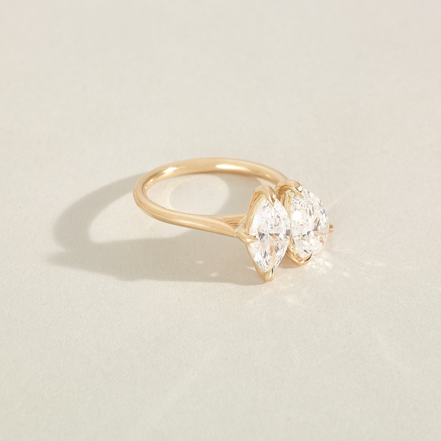 2 CT Emerald Pave Moissanite Engagement Ring