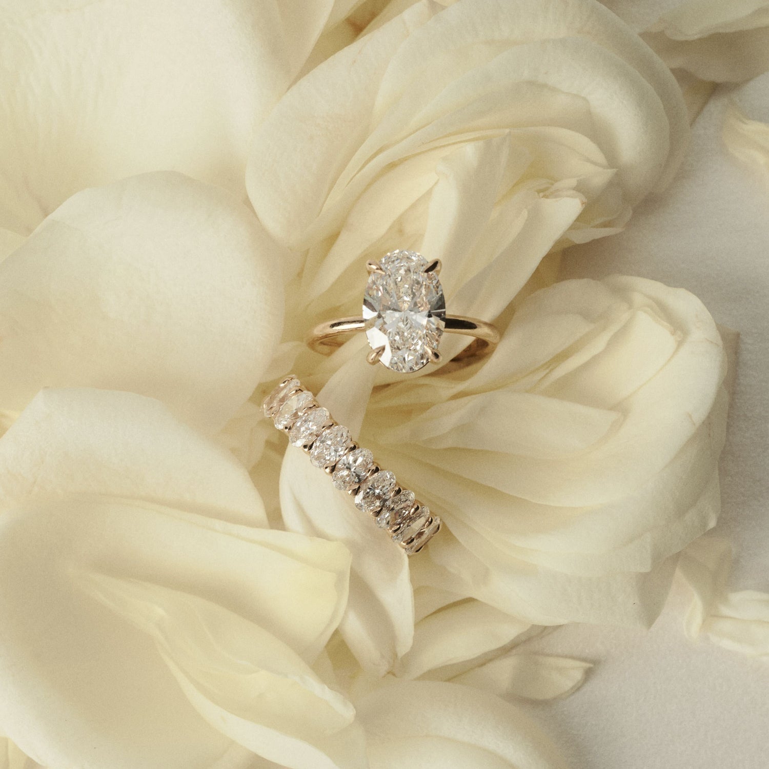 2 CT Emerald Pave Moissanite Engagement Ring