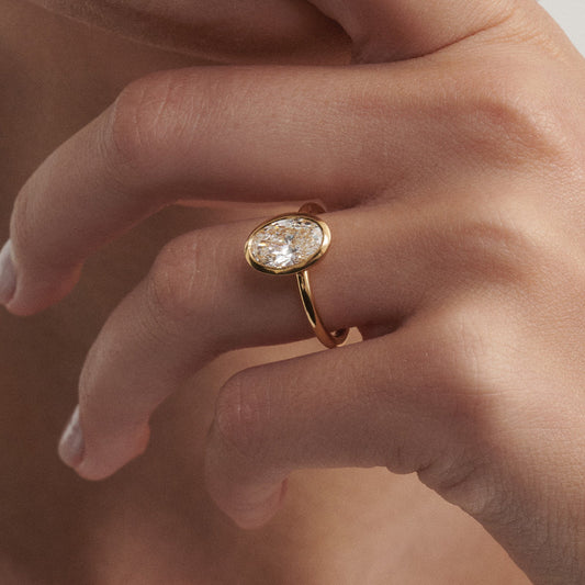 2 CT Emerald Pave Moissanite Engagement Ring