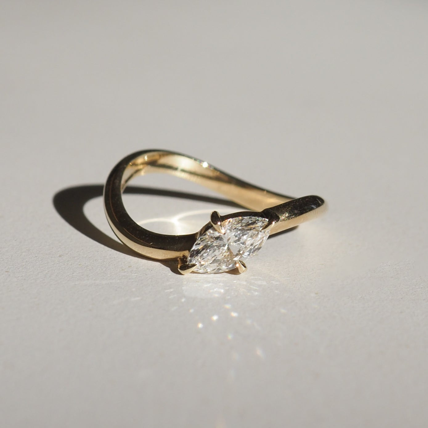 2 CT Emerald Pave Moissanite Engagement Ring