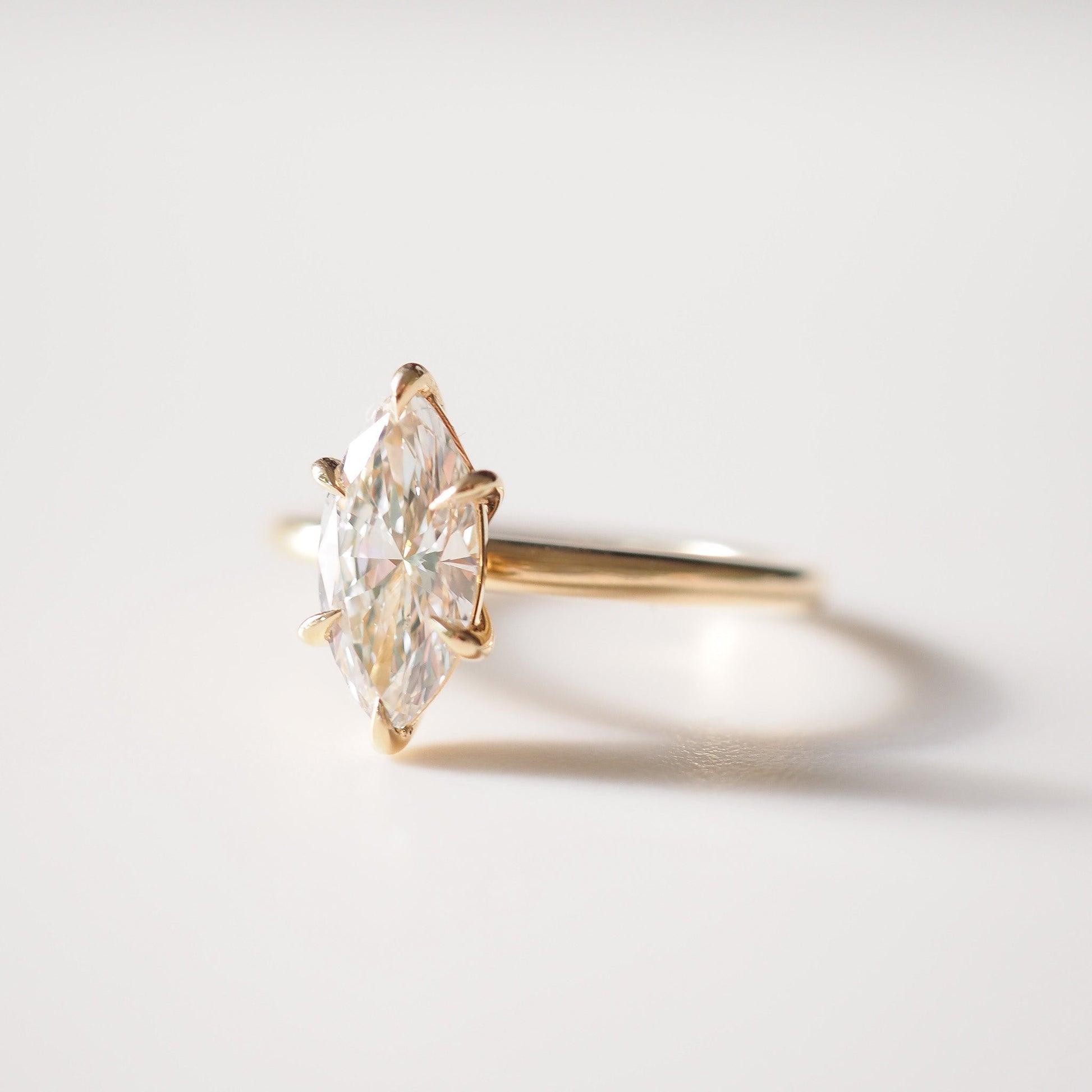 2 CT Emerald Pave Moissanite Engagement Ring