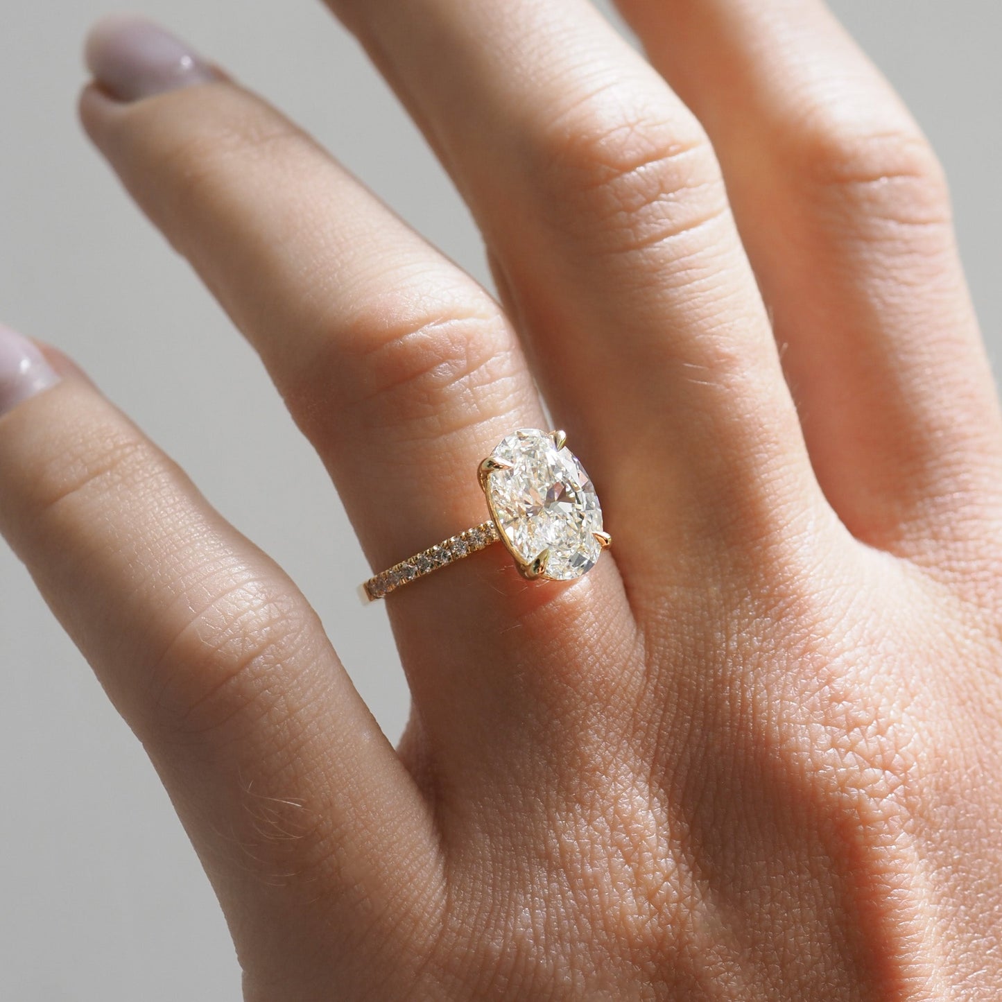 2 CT Emerald Pave Moissanite Engagement Ring