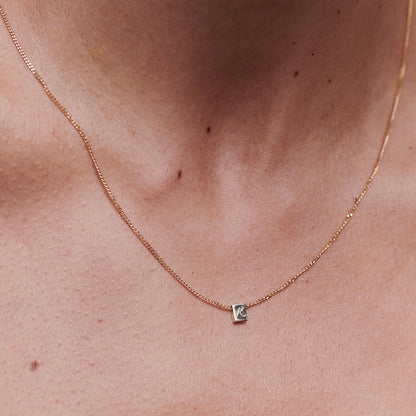 0.01 CT Round Moissanite Archetype Necklace