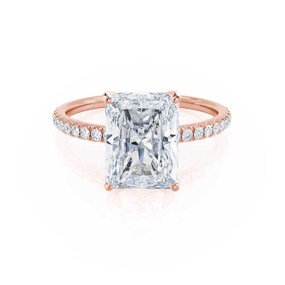 1.20 CT Radiant Shaped Moissanite Solitaire Style Engagement Ring