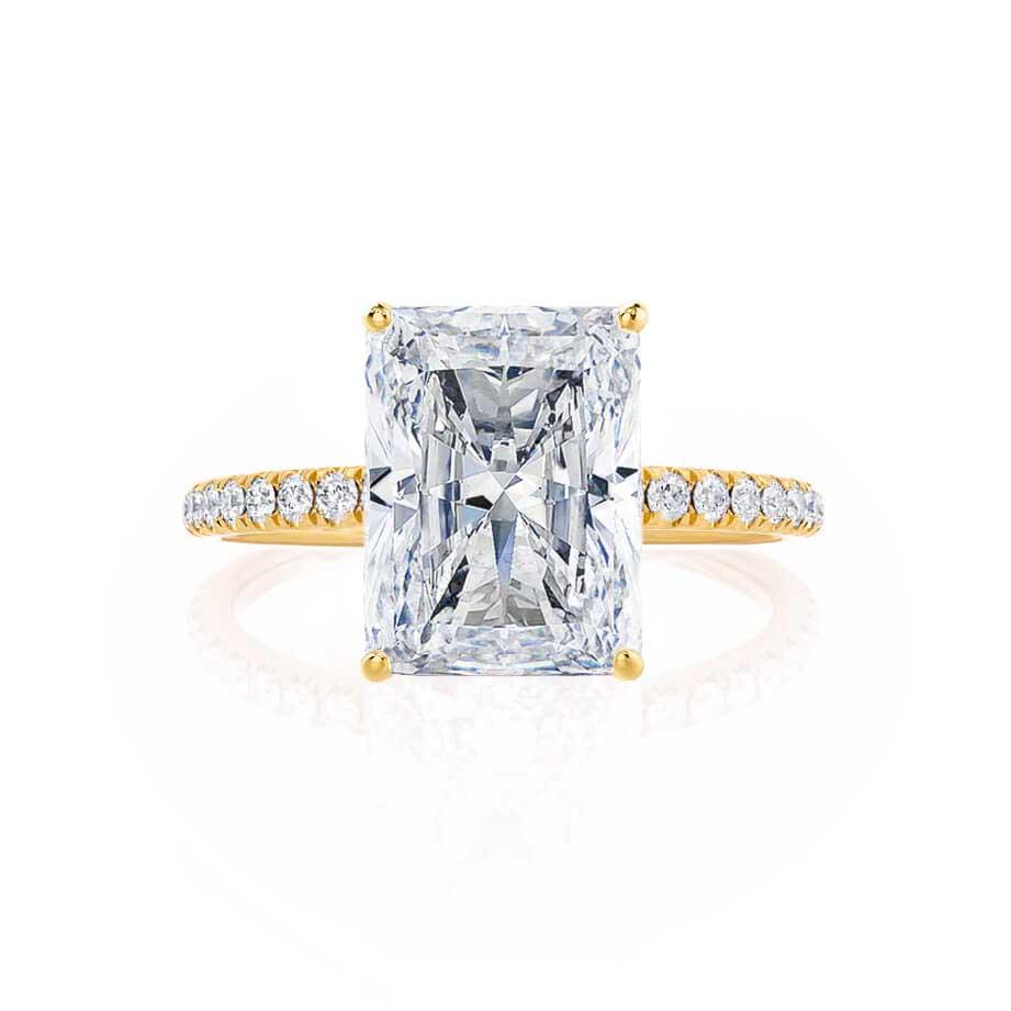 1.20 CT Radiant Shaped Moissanite Solitaire Style Engagement Ring