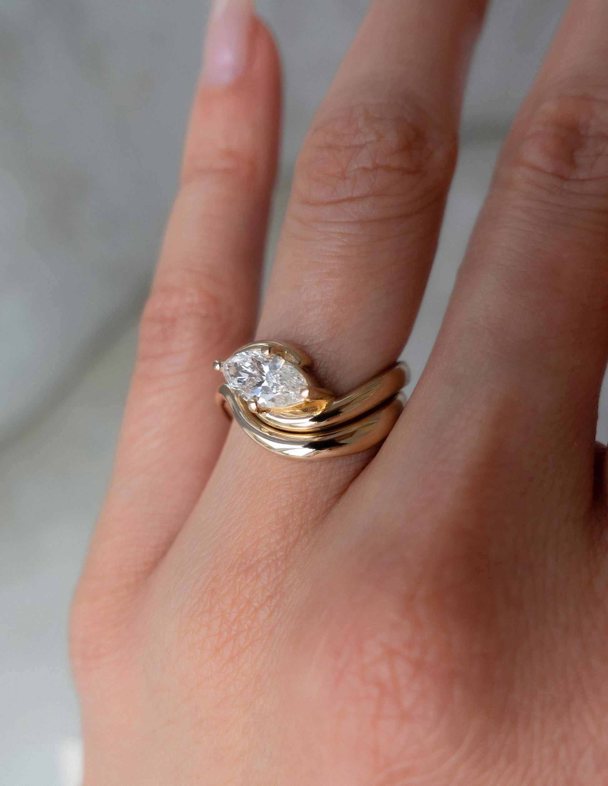 Oval Solitaire Lab Grown Diamond Engagement Ring