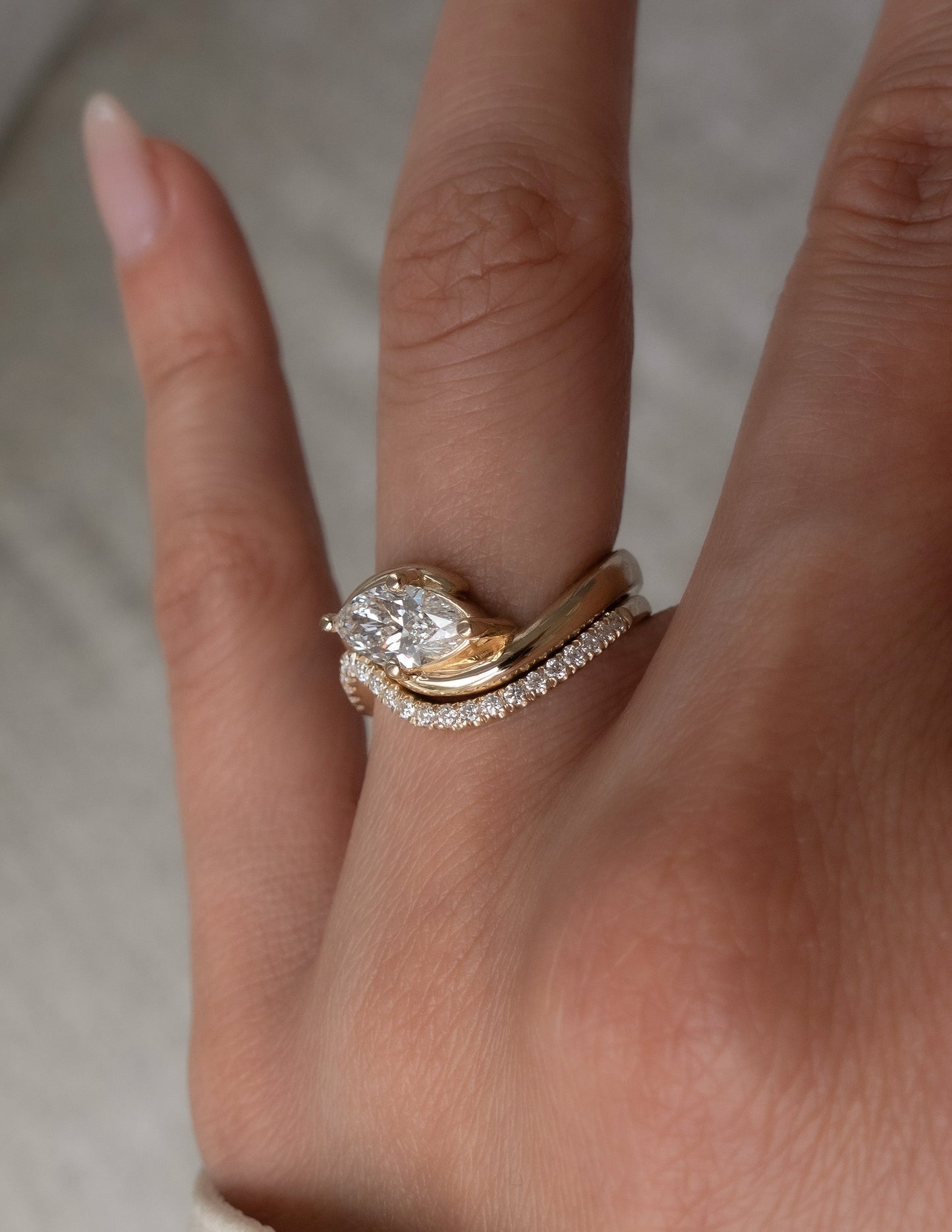 Oval Solitaire Lab Grown Diamond Engagement Ring