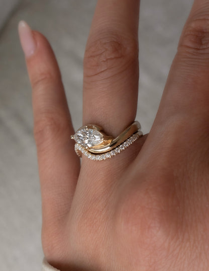 Oval Solitaire Lab Grown Diamond Engagement Ring
