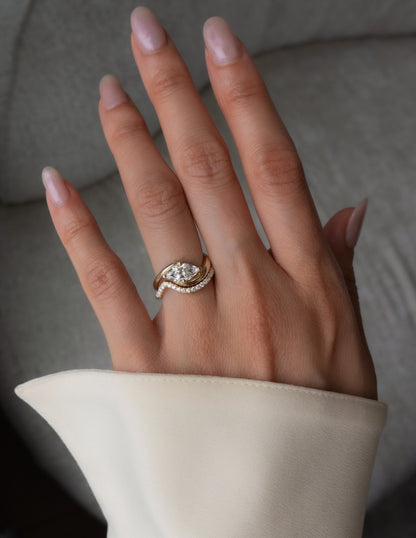 Oval Solitaire Lab Grown Diamond Engagement Ring