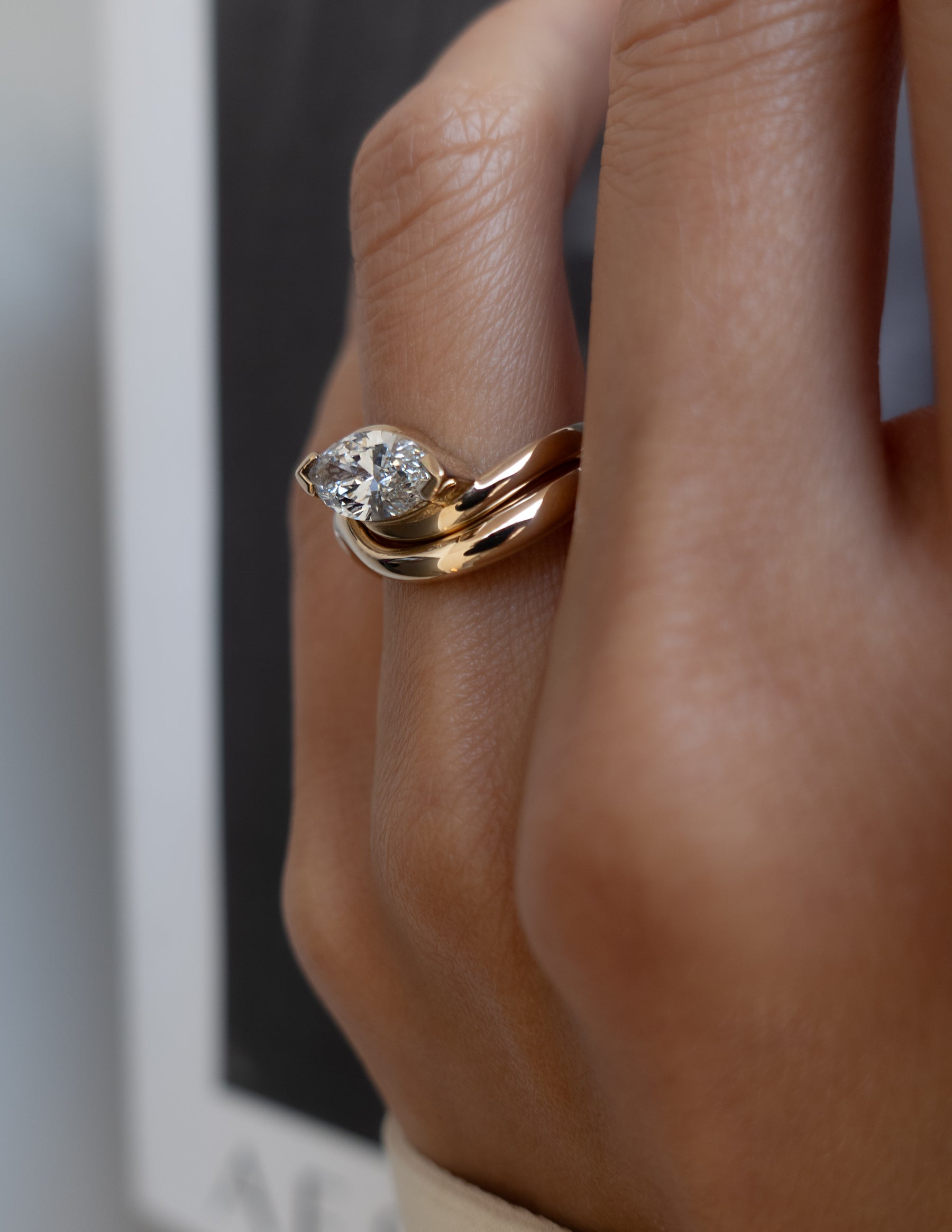Oval Solitaire Lab Grown Diamond Engagement Ring