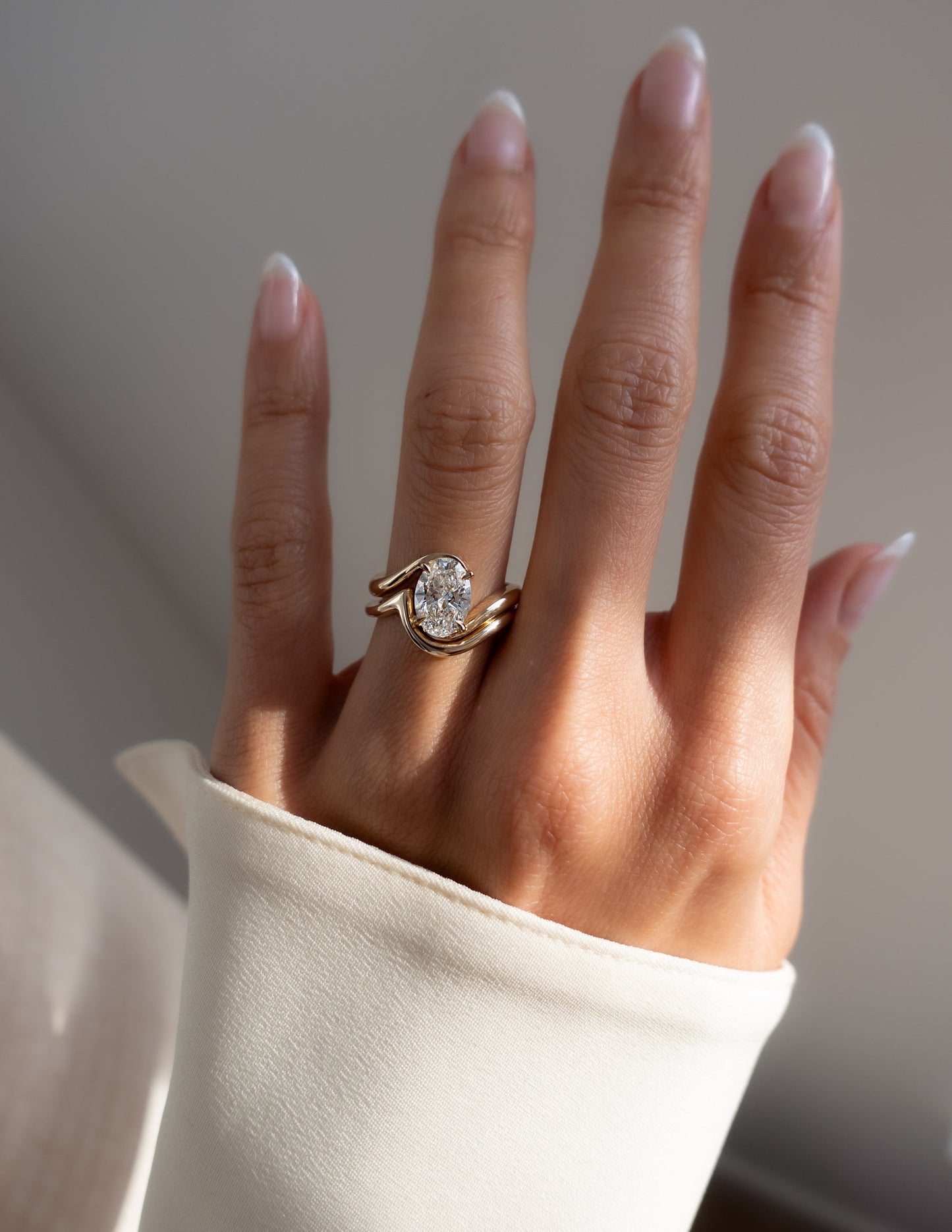 Oval Solitaire Lab Grown Diamond Engagement Ring