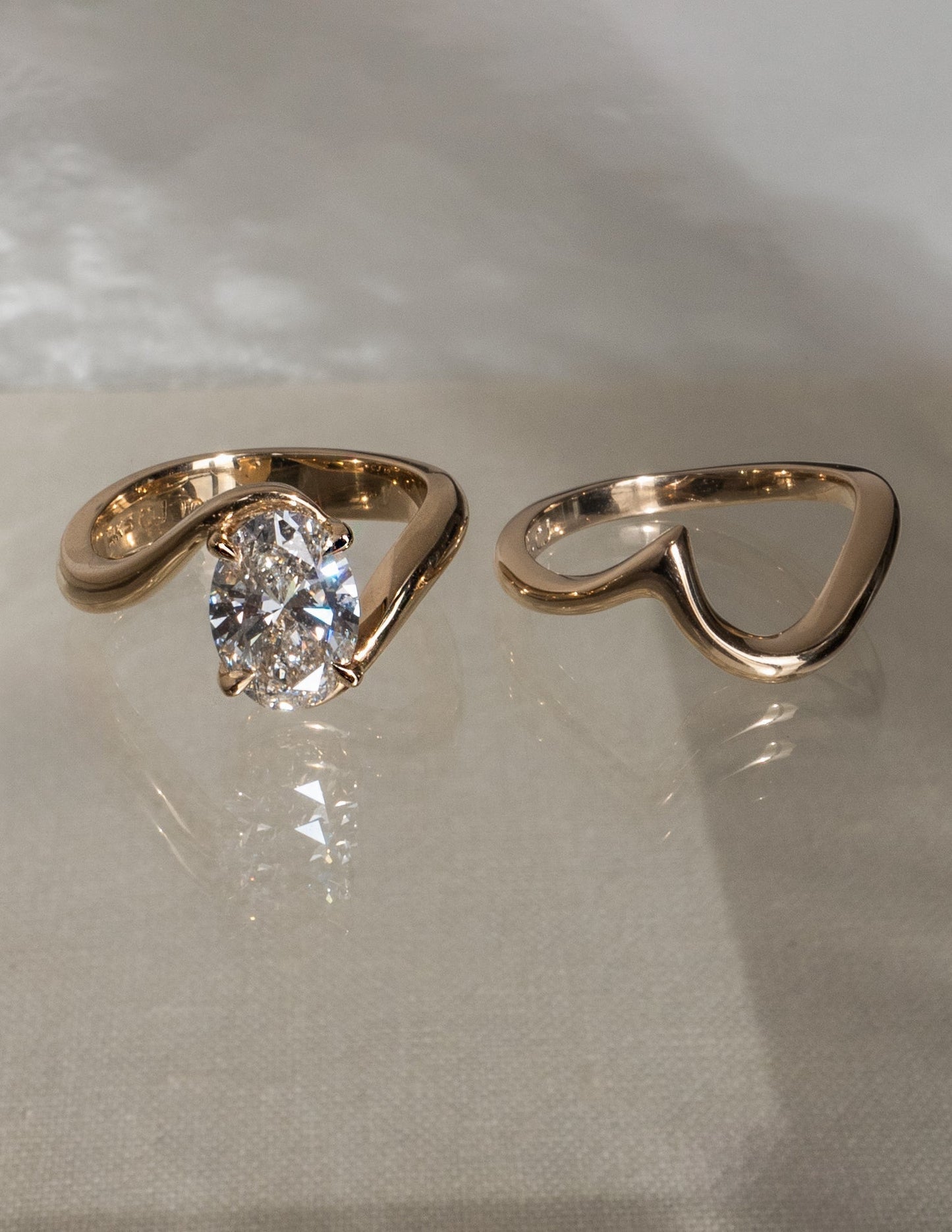 Oval Solitaire Lab Grown Diamond Engagement Ring
