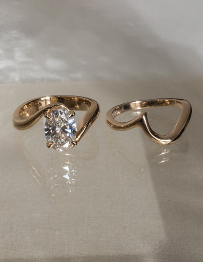 Oval Solitaire Lab Grown Diamond Engagement Ring