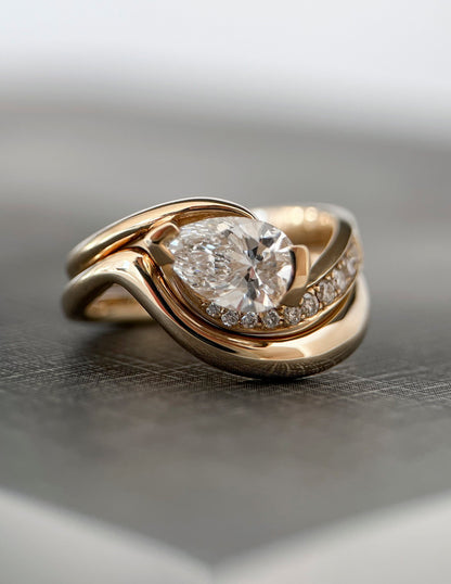 Oval Solitaire Lab Grown Diamond Engagement Ring