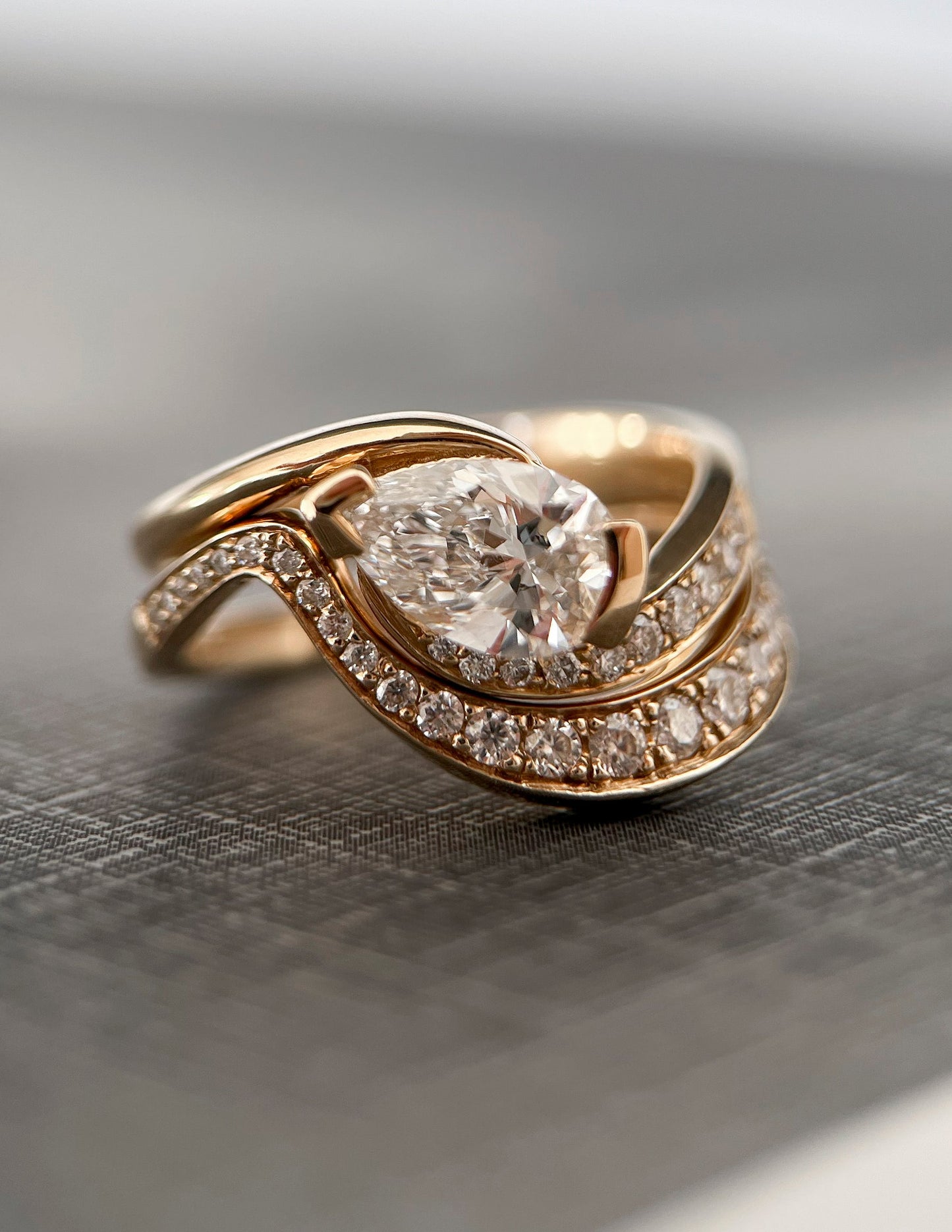 Oval Solitaire Lab Grown Diamond Engagement Ring
