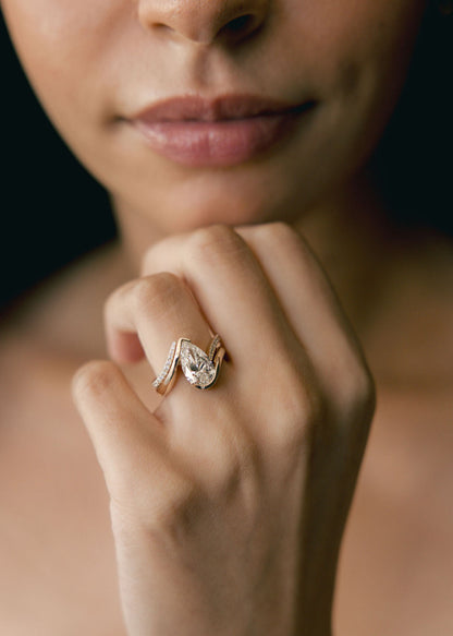 Oval Solitaire Lab Grown Diamond Engagement Ring