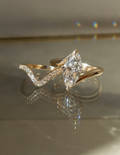 Oval Solitaire Lab Grown Diamond Engagement Ring