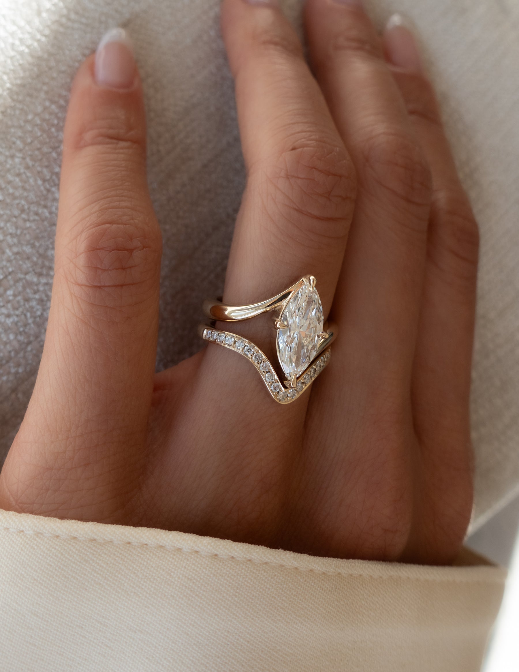 Oval Solitaire Lab Grown Diamond Engagement Ring