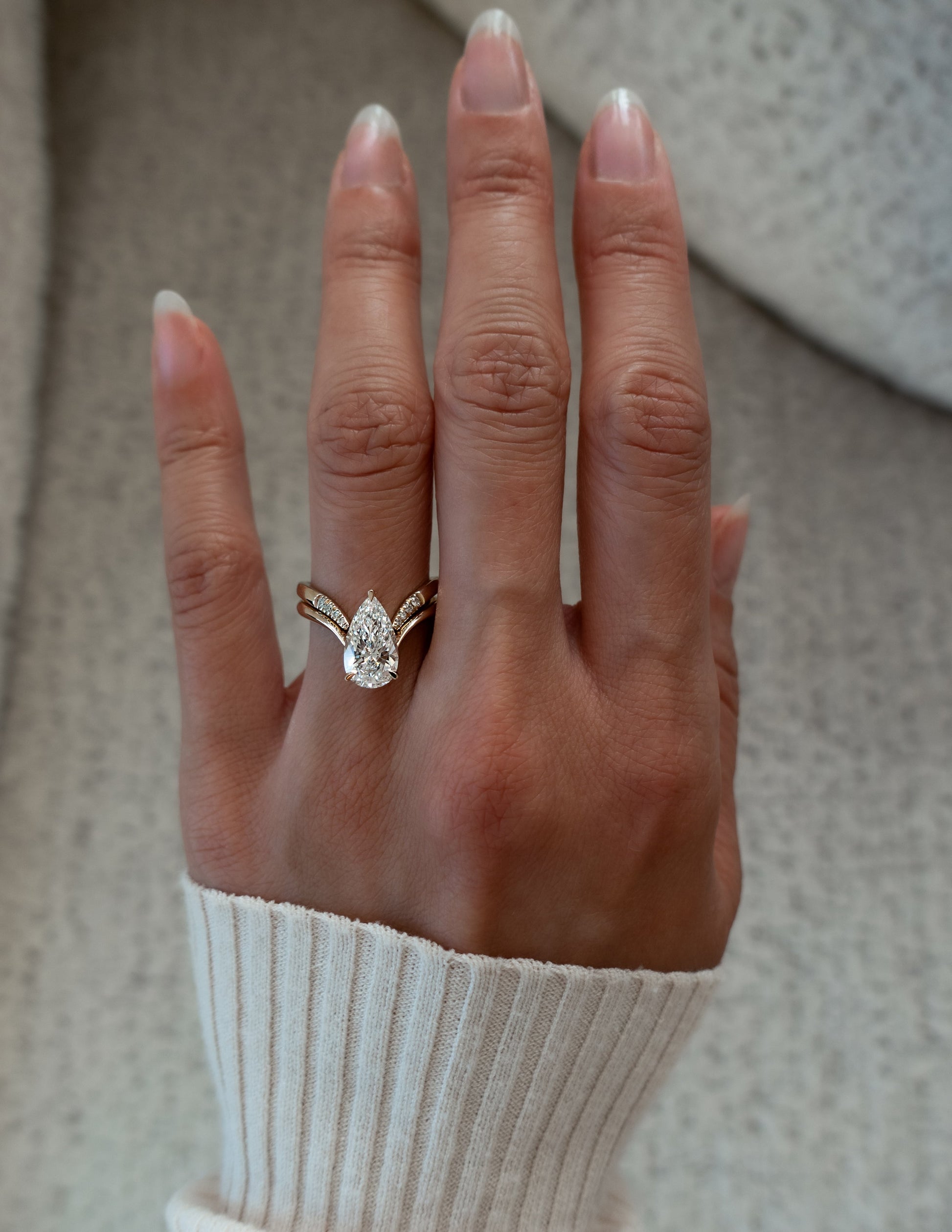 Oval Solitaire Lab Grown Diamond Engagement Ring