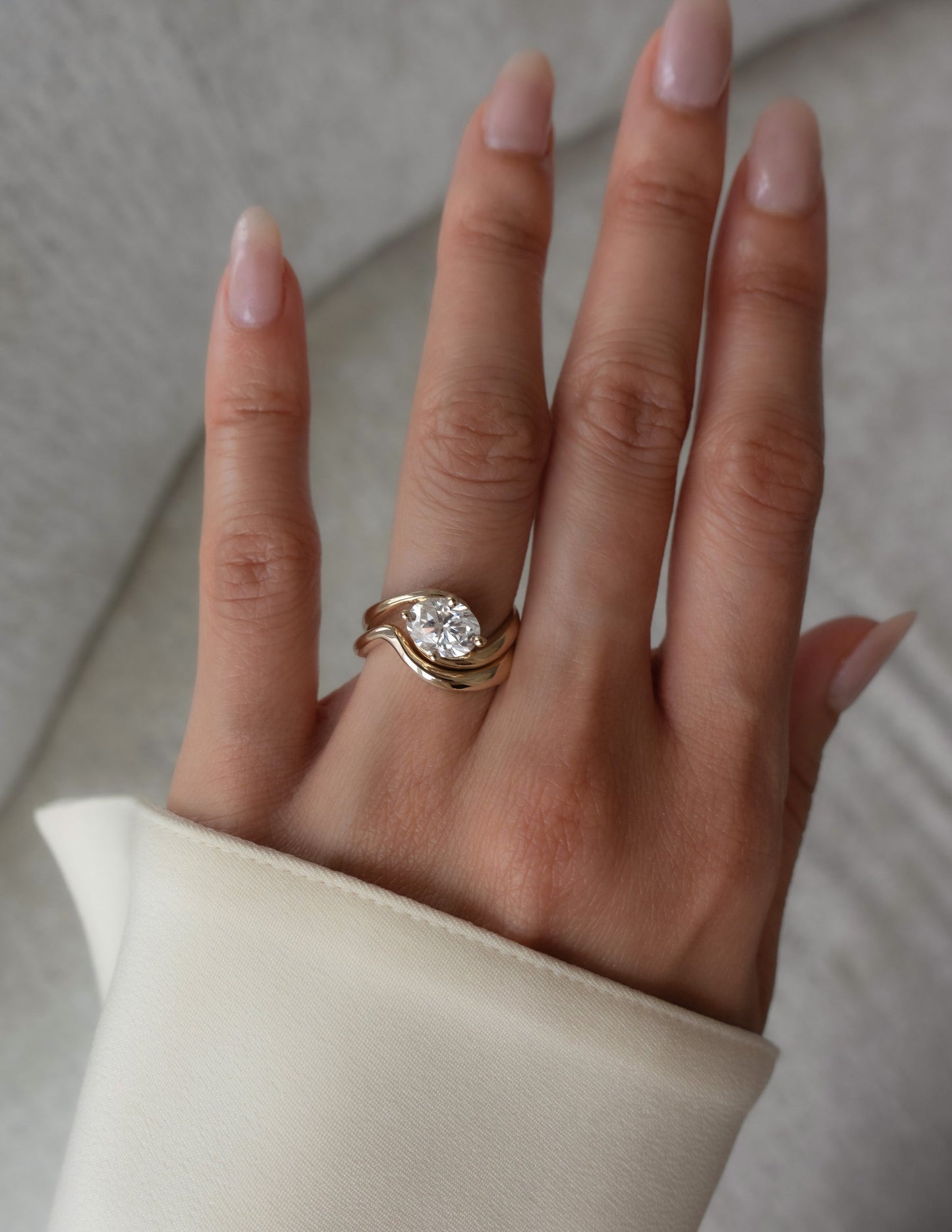 Oval Solitaire Lab Grown Diamond Engagement Ring