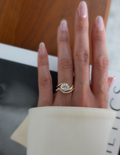Oval Solitaire Lab Grown Diamond Engagement Ring