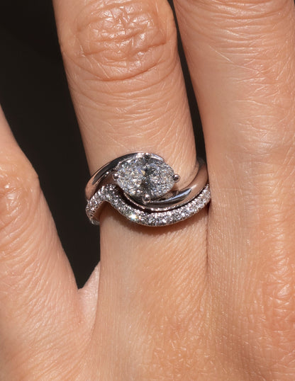 Oval Solitaire Lab Grown Diamond Engagement Ring