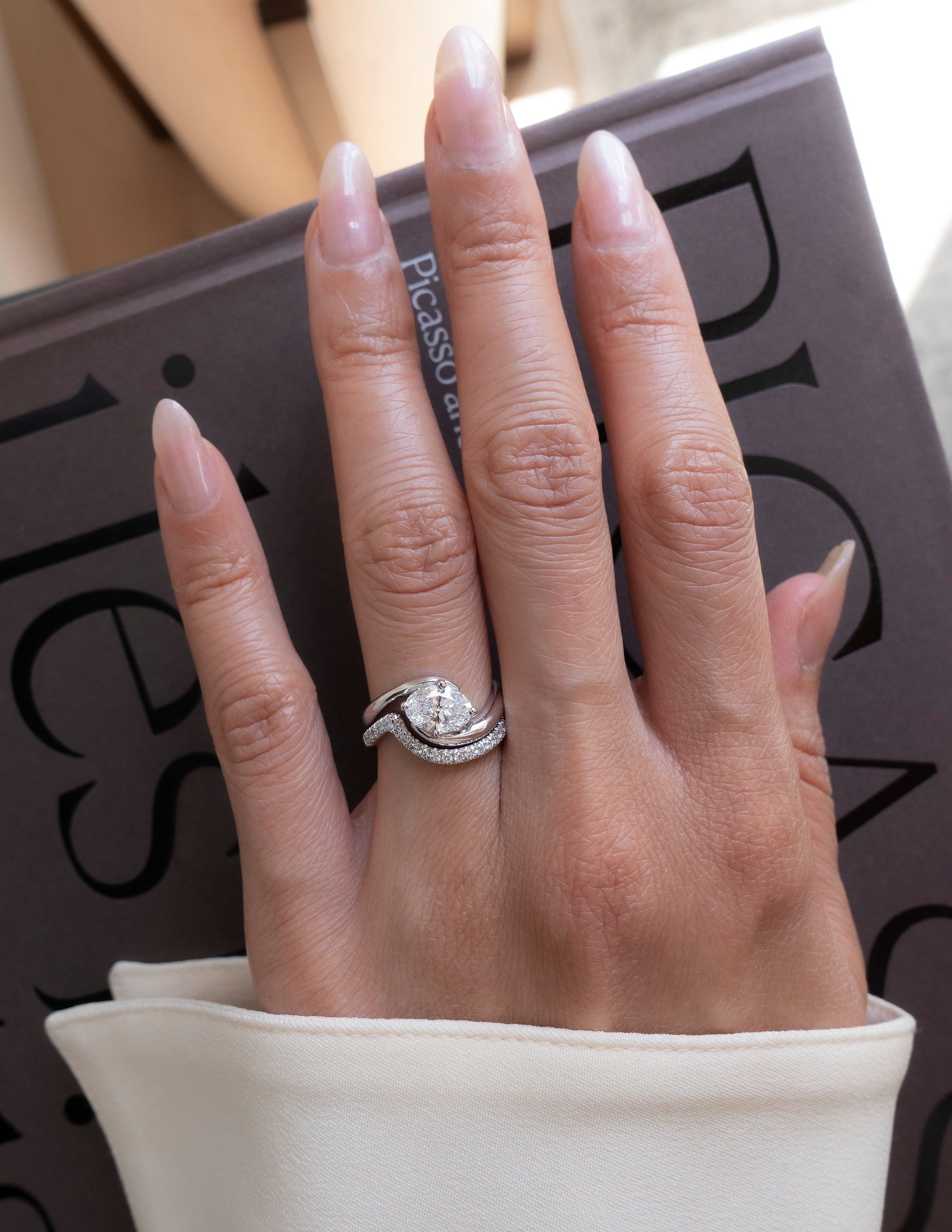 Oval Solitaire Lab Grown Diamond Engagement Ring