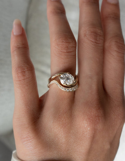 Oval Solitaire Lab Grown Diamond Engagement Ring
