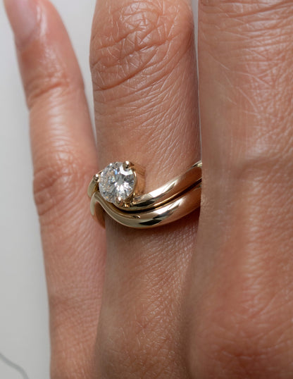 Oval Solitaire Lab Grown Diamond Engagement Ring