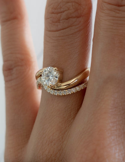 Oval Solitaire Lab Grown Diamond Engagement Ring
