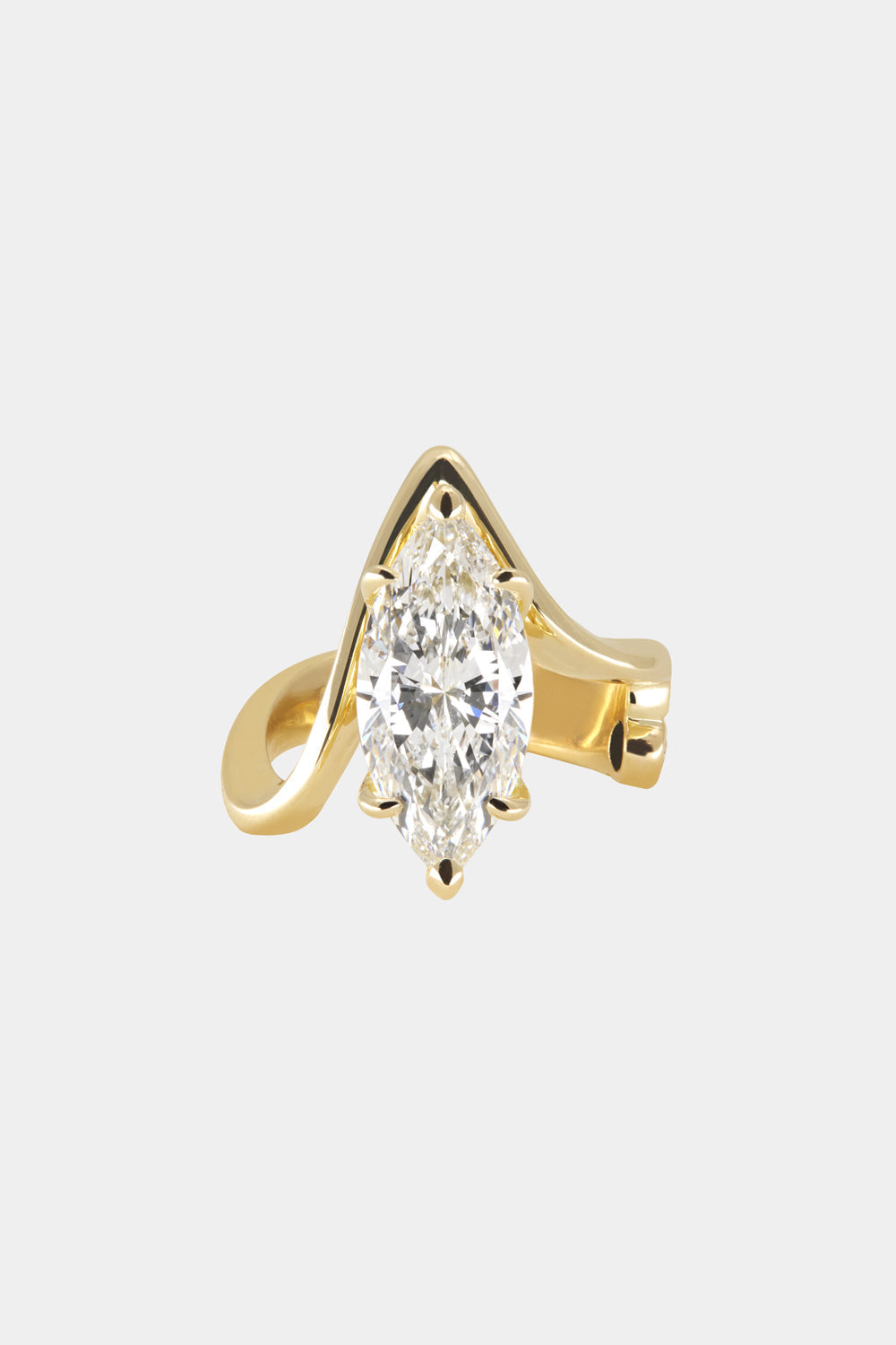 0.40 CT Pear Halo & Pave Lab Grown Diamond Engagement Ring
