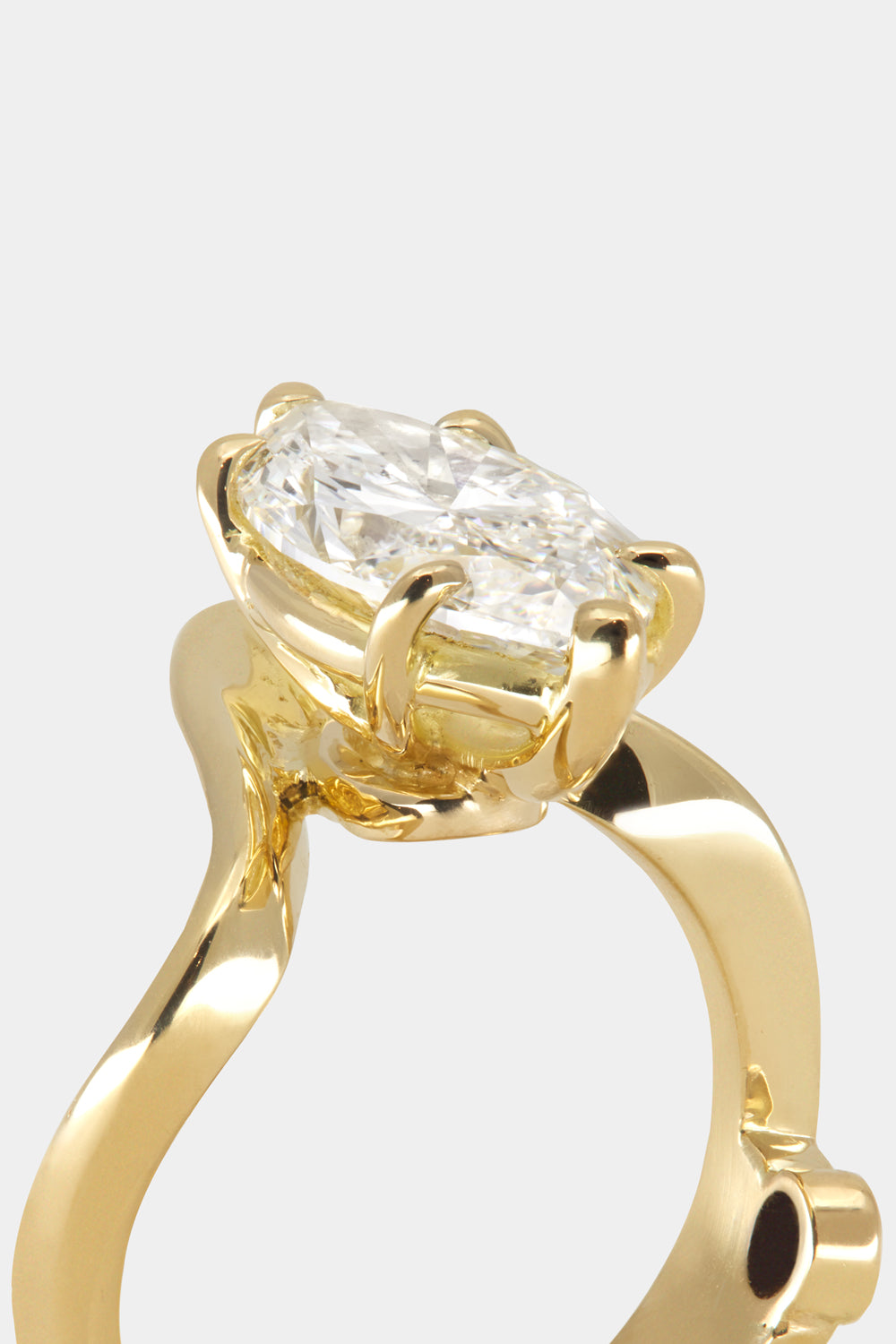 0.40 CT Pear Halo & Pave Lab Grown Diamond Engagement Ring