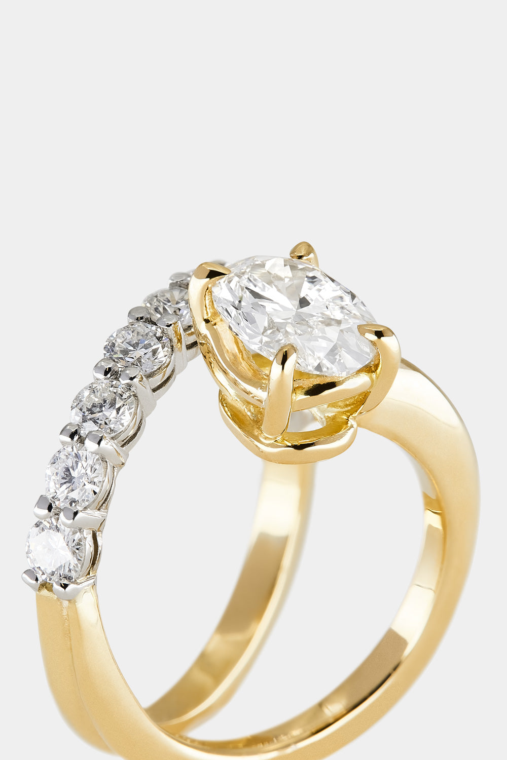 0.40 CT Pear Halo & Pave Lab Grown Diamond Engagement Ring
