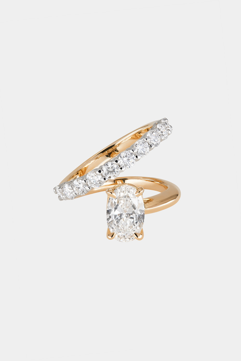 0.40 CT Pear Halo & Pave Lab Grown Diamond Engagement Ring