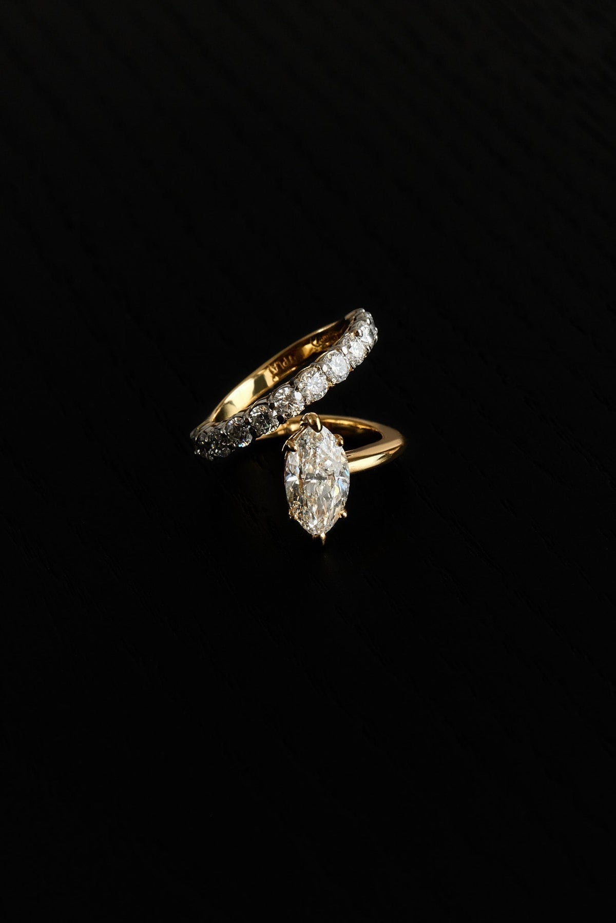 0.40 CT Pear Halo & Pave Lab Grown Diamond Engagement Ring