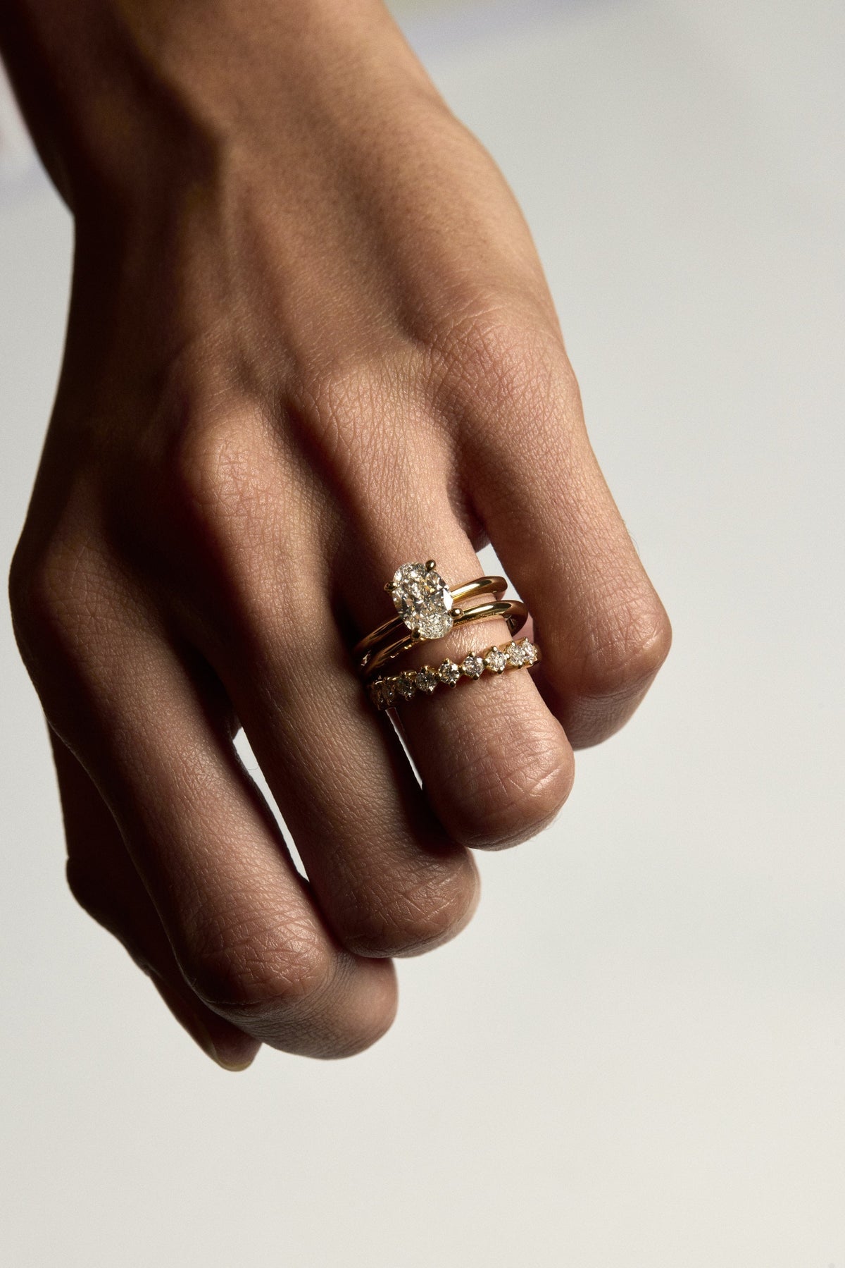 0.40 CT Pear Halo & Pave Lab Grown Diamond Engagement Ring
