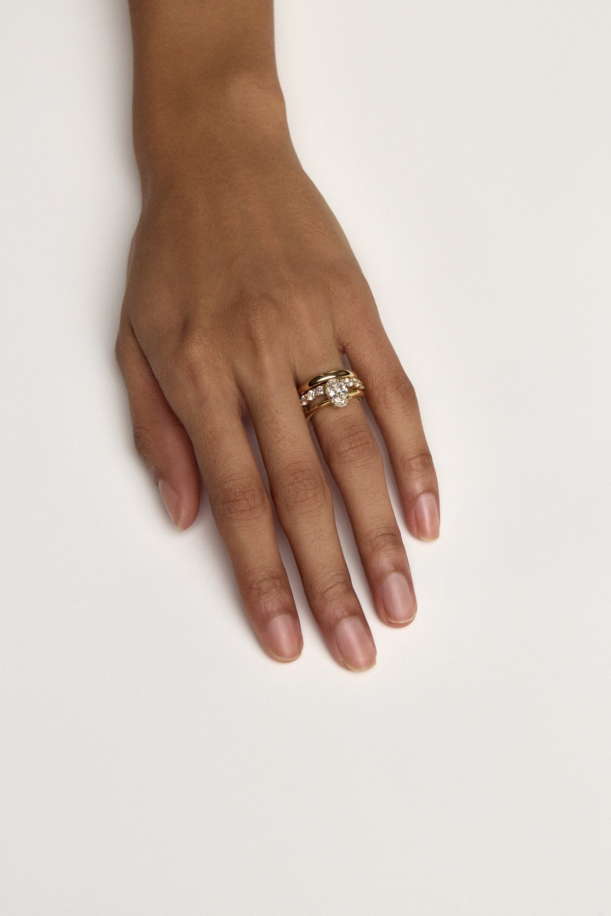 0.40 CT Pear Halo & Pave Lab Grown Diamond Engagement Ring