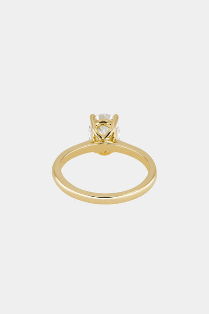 0.40 CT Pear Halo & Pave Lab Grown Diamond Engagement Ring