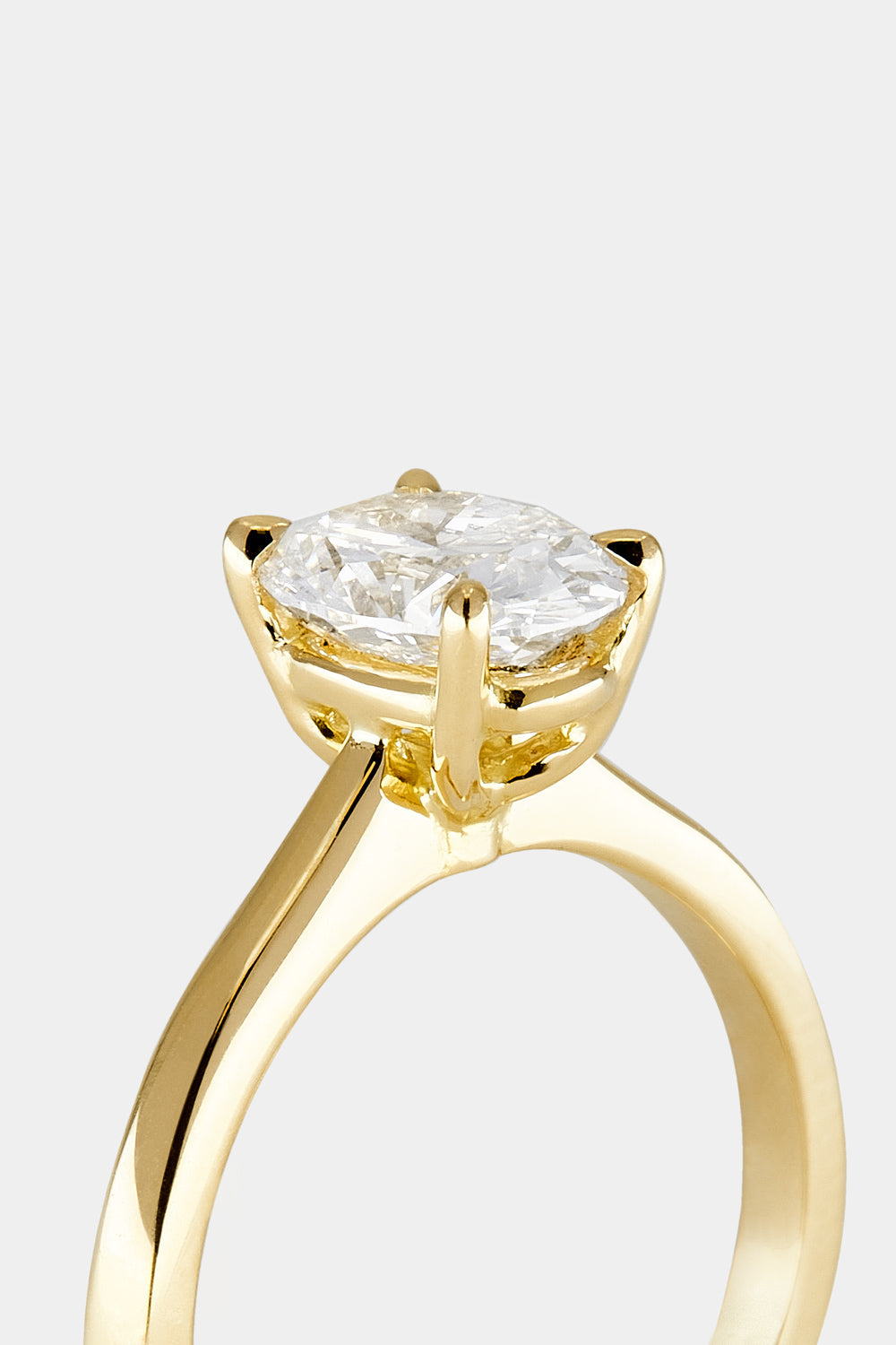 0.40 CT Pear Halo & Pave Lab Grown Diamond Engagement Ring