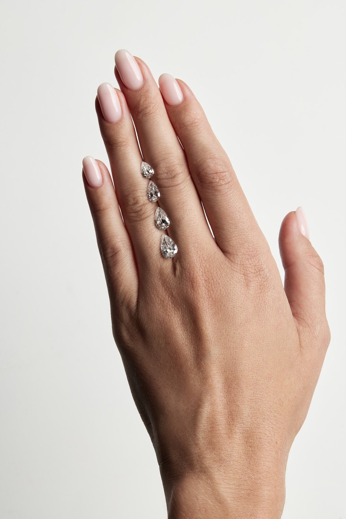 0.40 CT Pear Halo & Pave Lab Grown Diamond Engagement Ring