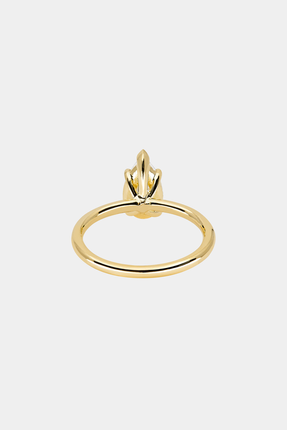 0.40 CT Pear Halo & Pave Lab Grown Diamond Engagement Ring