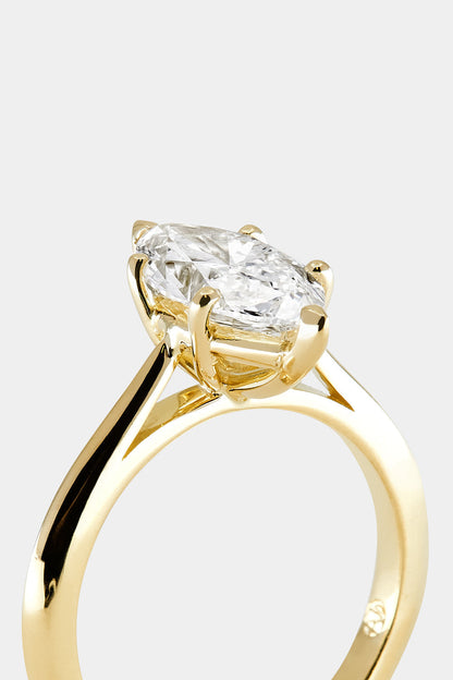 0.40 CT Pear Halo & Pave Lab Grown Diamond Engagement Ring