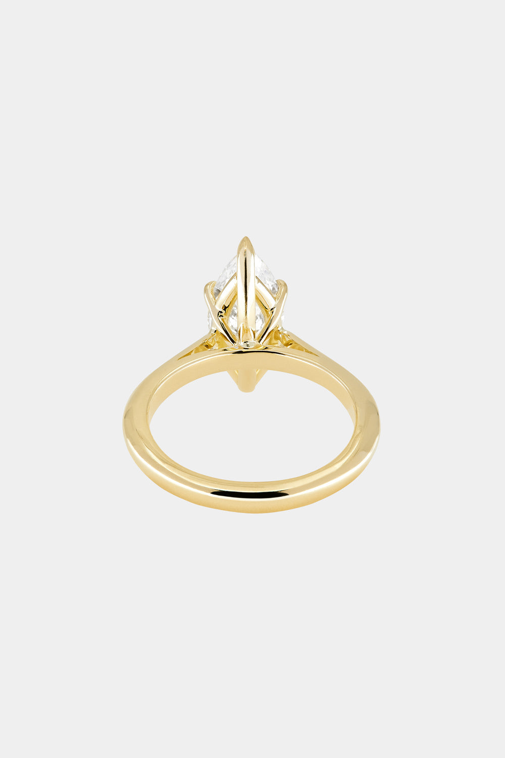 0.40 CT Pear Halo & Pave Lab Grown Diamond Engagement Ring