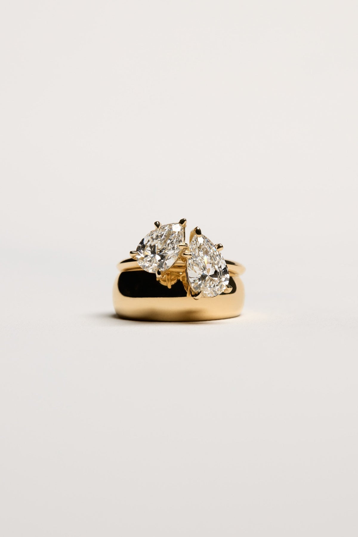 0.40 CT Pear Halo & Pave Lab Grown Diamond Engagement Ring