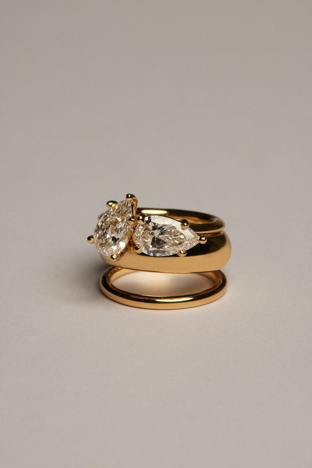 0.40 CT Pear Halo & Pave Lab Grown Diamond Engagement Ring