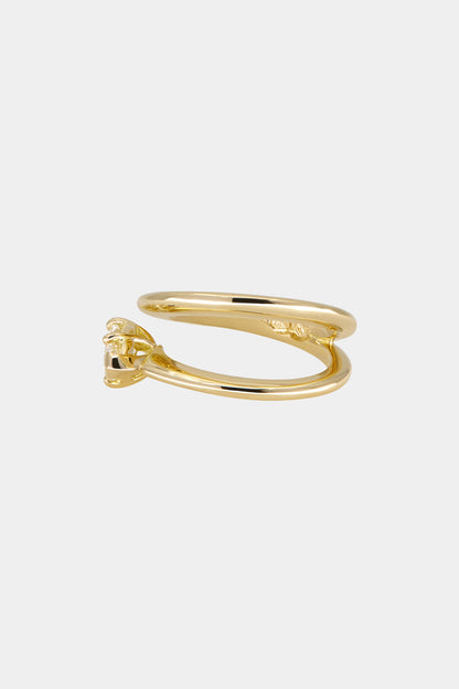 0.40 CT Pear Halo & Pave Lab Grown Diamond Engagement Ring