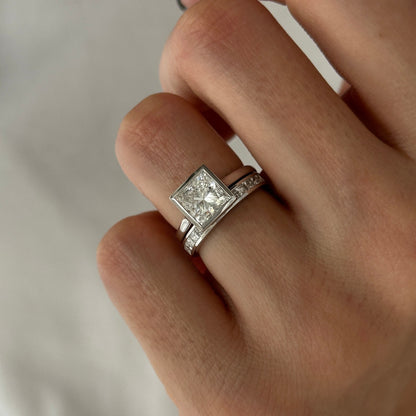 [C_SIZE] [C_Shape] [Style] Lab Grown Diamond Bridal Ring Set