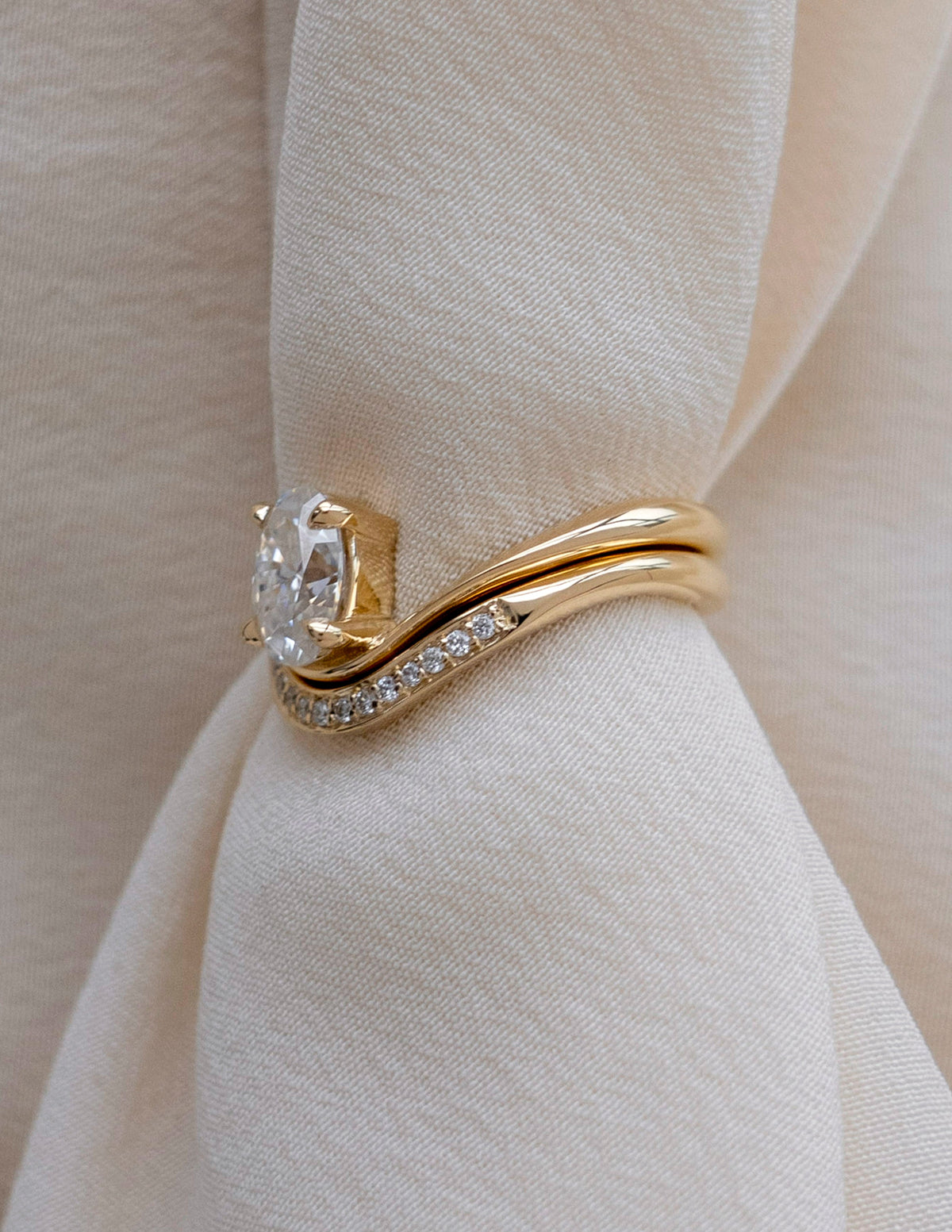 1.0 - 2.0 CT Oval Cut Lab Grown Diamond Solitaire Engagement Ring