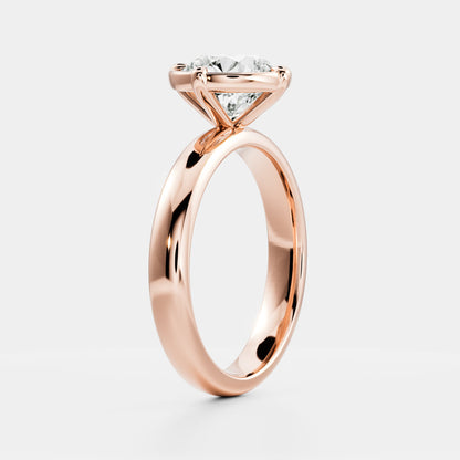 Round: Pronged Bezel Lab Grown Diamond